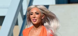Farrah Abraham at the beach