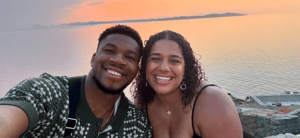 Giannis and Mariah Antetokounmpo