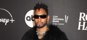 Singer Miguel on the red carpet
