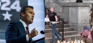 Charlie Kirk, Kerri And Kaylee Rollo photo collage