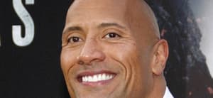 Dwayne Johnson smiling