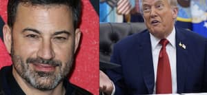 Jimmy Kimmel (left) Donald Trump (right)