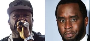 50 Cent (left) Diddy (right)