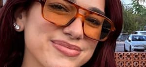 Dua Lipa close up