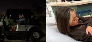 Jack Doherty and McKinley Richardson golf cart accident