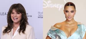 A photo collage of Valerie Bertinelli and Kim Kardashian