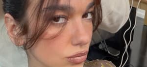 Dua Lipa close up