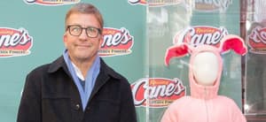 Peter Billingsley and the iconic pink bunny suit from A Christmas Story