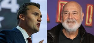 Charlie Kirk, Rob Reiner photo collage