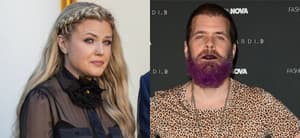 Erika Kirk, Perez Hilton photo collage