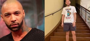 Photo collage of Joe Budden and Adin Ross.