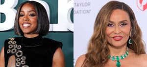 Photo collage of Kelly Rowland and Tina Knowles.