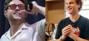 Niall Horan (left) Aiden Ross (right)