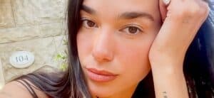 Dua Lipa close up
