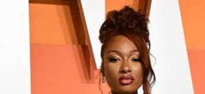Megan Thee Stallion on the red carpet.