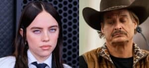 Photo collage of Billie Eilish and Kid Rock.