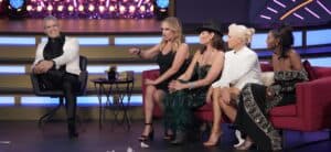 Andy Cohen and "RHONY" women.