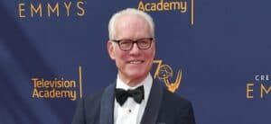 Tim Gunn posing on red carpet