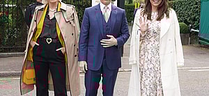 Tom Cruise and Hayley Atwell attend Wimbledon