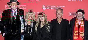 2018 MusiCares Person Of The Year Honoring Fleetwood Mac. 26 Jan 2018 Pictured: Mick Fleetwood, Christine McVie, Stevie Nicks, Lindsey Buckingha. Photo credit: Steven Bergman/AFF-USA.COM / MEGA TheMegaAgency.com +1 888 505 6342 (Mega Agency TagID: MEGA153916_009.jpg) [Photo via Mega Agency]