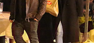 Cameron Diaz and Benji Madden are seen leaving Il Piccolino restaurant