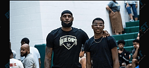 Lebron and Bryce James