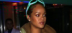 Pregnant Rihanna have dinner at famous restaurant Caviar Kaspia