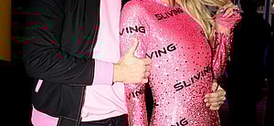 Paris Hilton & Carter Reum celebrate their one year Anniversary "Sliving" it up again throwing a party at the Santa Monica Pier