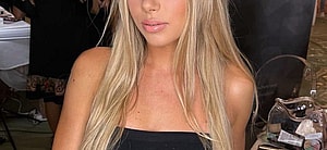 Andreea Dragoi posing for the camera.