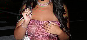 Jordyn Woods seen arriving for a 'Pretty Little Things' dinner Petit Restaurant in West Hollywood, CA