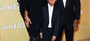 Kelly Rowland and Tim Witherspoon at the 2022 amfAR Gala Los Angeles