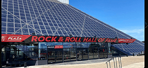 Rock and Roll Hall of Fame museum in Cleveland, Ohio