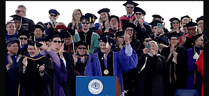 Rob Hale, co-owner of the Boston Celtics donates money to each UMass Boston graduate