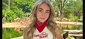 Golfer Grace Charis Visits The Zoo In A Thin Crop Top