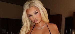 Alabama Barker poses for the camera.