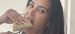 Kim Kardashian close up