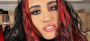 The Rock's daughter Ava Raine snaps a selfie.