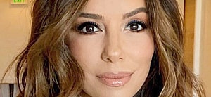 Eva Longoria poses close up