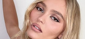 Lily-Rose Depp close up