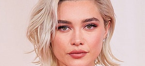 Florence Pugh posing close up