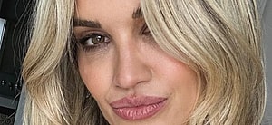 Ashley Roberts takes a selfie.