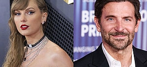 Taylor Swift (left) Bradley Cooper (right)