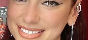 Dua Lipa close up