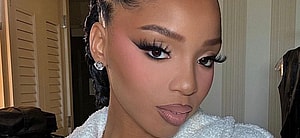 Chloe Bailey strikes a pose for the camera.