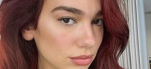 Dua Lipa takes a selfie