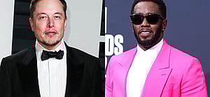 Elon Musk, Diddy photo collage
