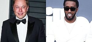 Elon Musk, Diddy photo collage