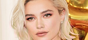 Florence Pugh posing close up