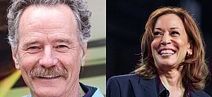 Bryan Cranston (left) Kamala Harris (right)