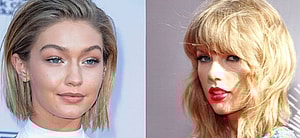Gigi Hadid (left) Taylor Swift (right)